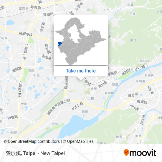 鶯歌鎮 map