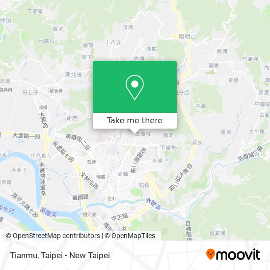 Tianmu map