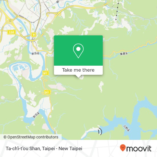 Ta-ch’i-t’ou Shan map