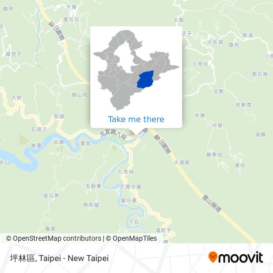 坪林區 map