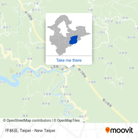 坪林區地圖