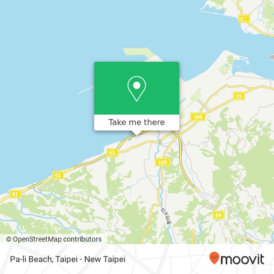 Pa-li Beach map