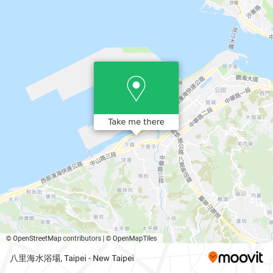 八里海水浴場 map