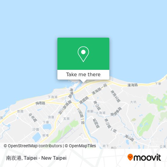 南崁港 map