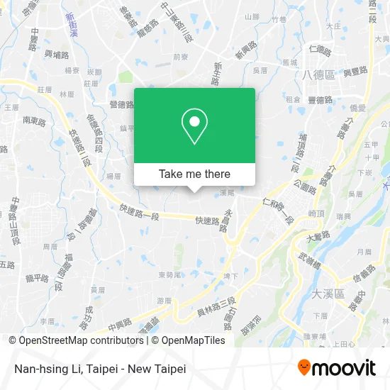 Nan-hsing Li map