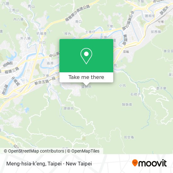 Meng-hsia-k’eng map
