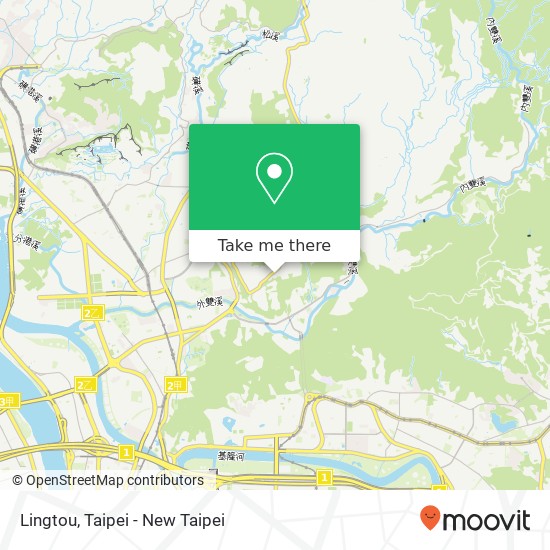 Lingtou map