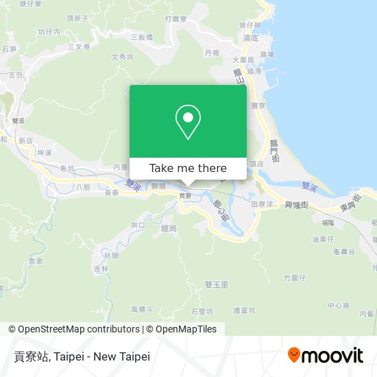 貢寮站 map