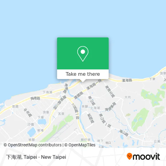 下海湖 map