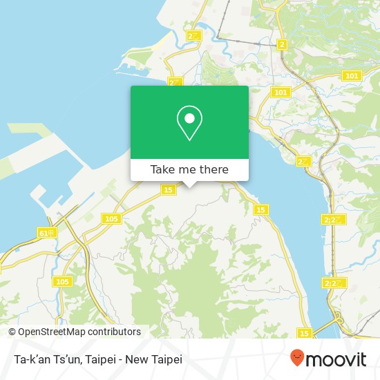 Ta-k’an Ts’un map