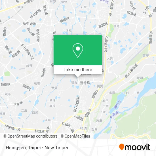 Hsing-jen map