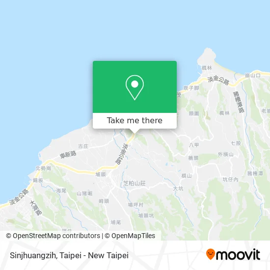 Sinjhuangzih map