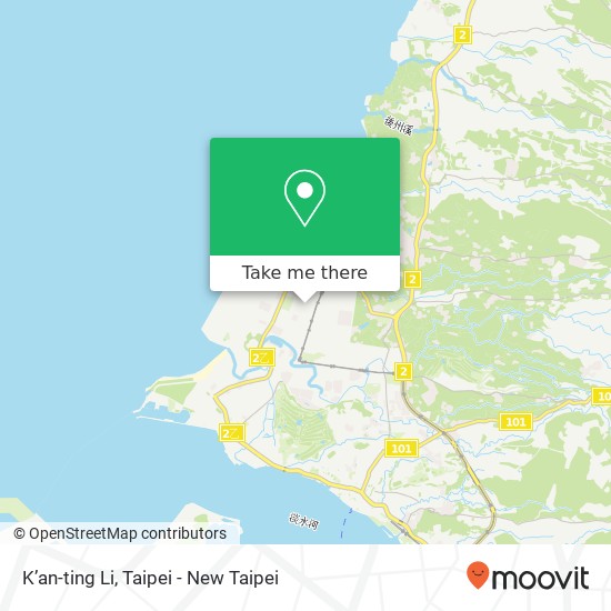 K’an-ting Li map