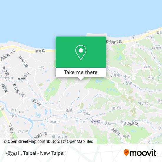 橫坑山 map