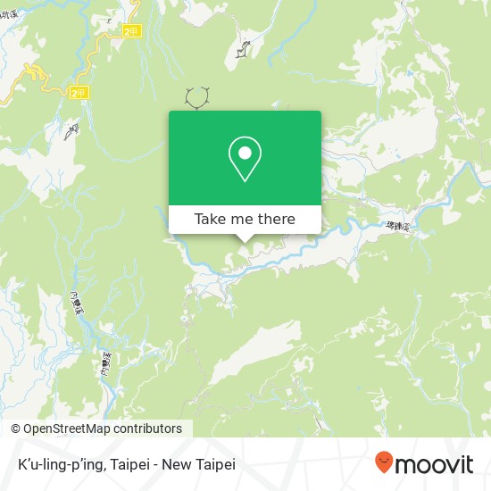 K’u-ling-p’ing map