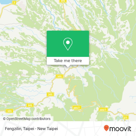 Fengzilin map