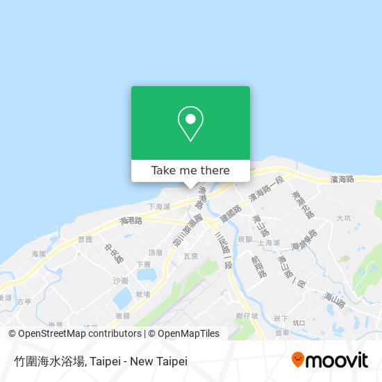 竹圍海水浴場 map