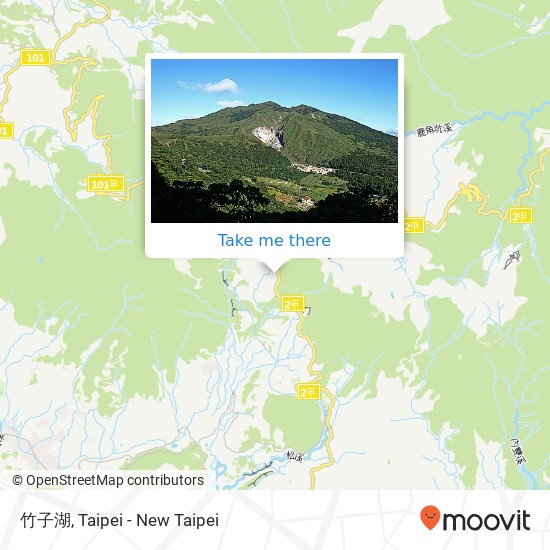 竹子湖 map