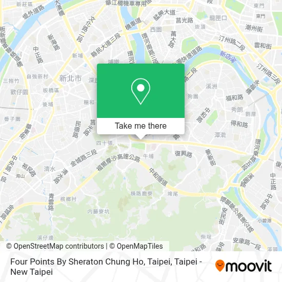 Four Points By Sheraton Chung Ho, Taipei地圖