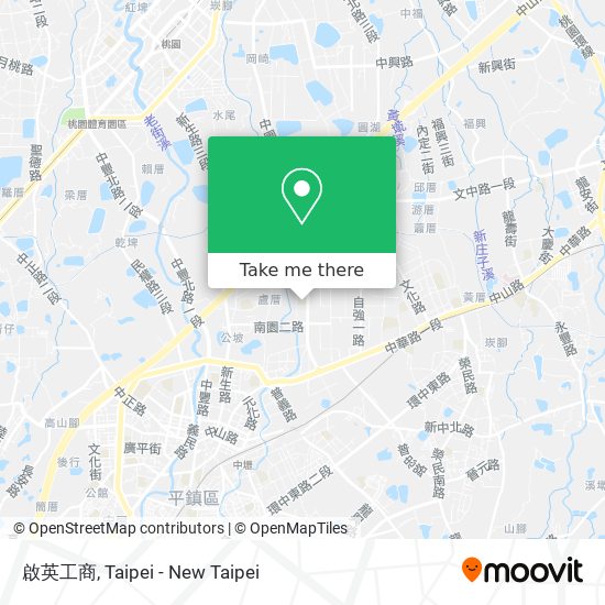 啟英工商 map