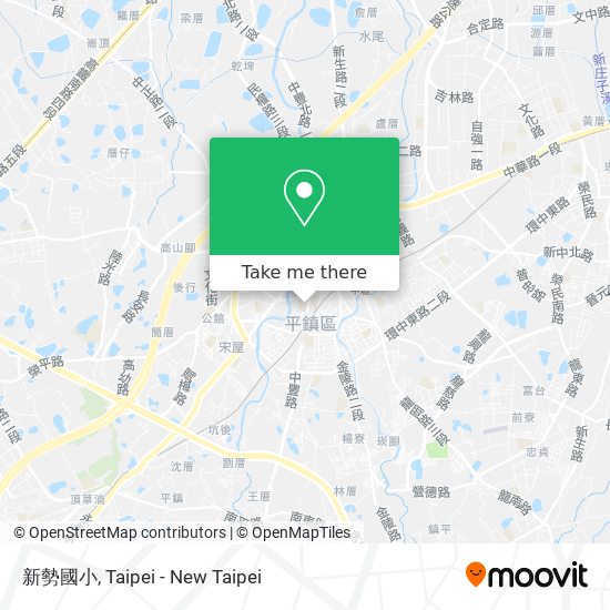 新勢國小 map