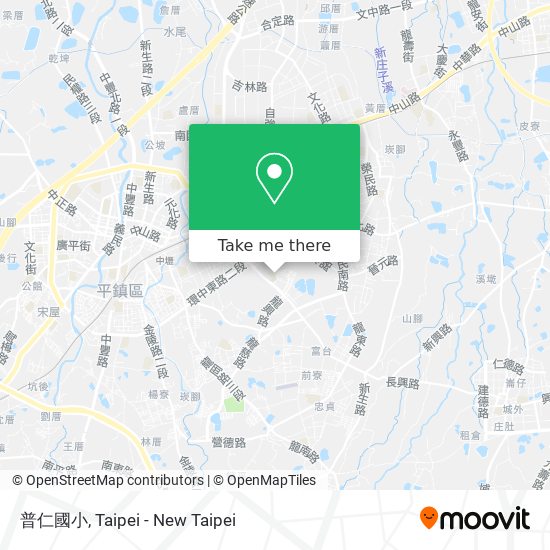 普仁國小地圖