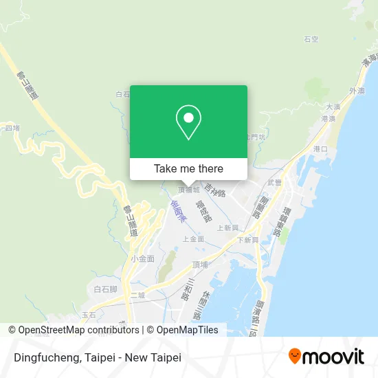 Dingfucheng map