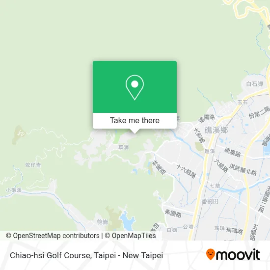 Chiao-hsi Golf Course map