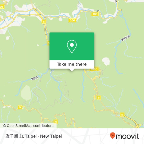 旗子腳山 map