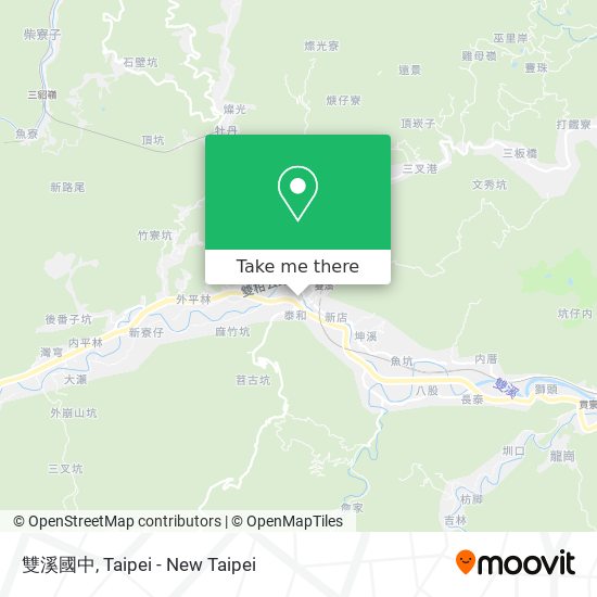 雙溪國中 map