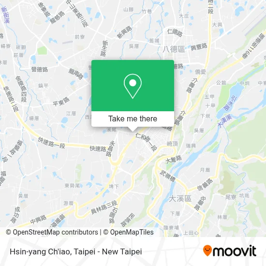 Hsin-yang Ch'iao map