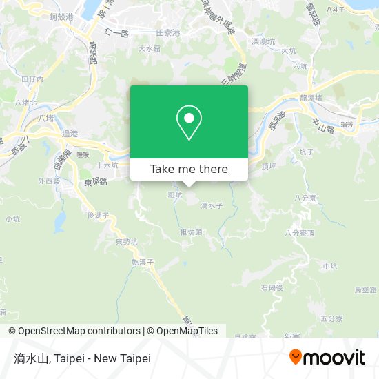 滴水山 map