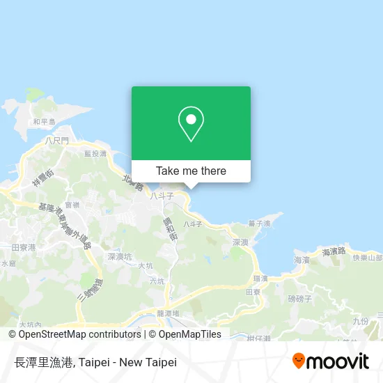長潭里漁港地圖