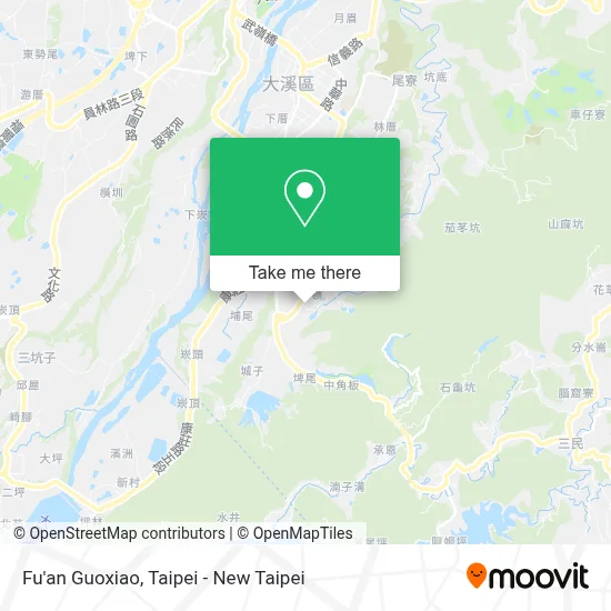 Fu'an Guoxiao map
