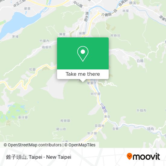 錐子頭山 map