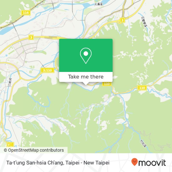 Ta-t’ung San-hsia Ch’ang map