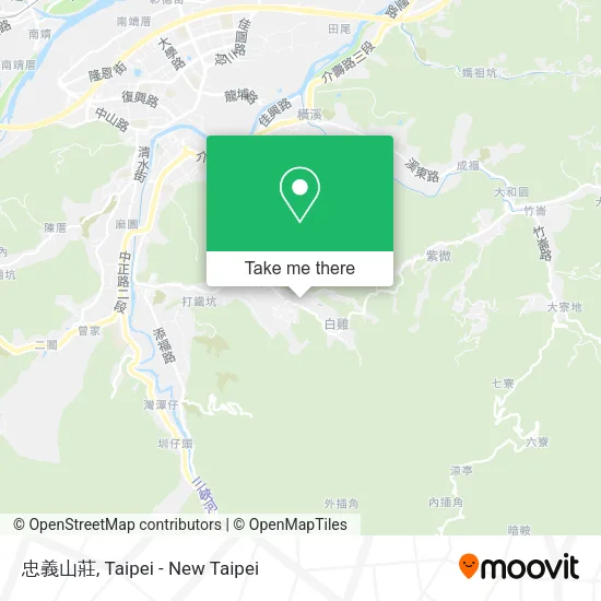 忠義山莊 map