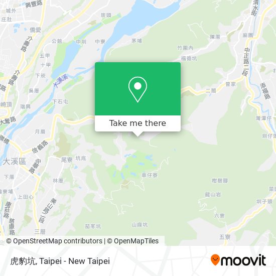 虎豹坑 map