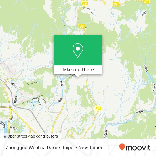 Zhongguo Wenhua Daxue map