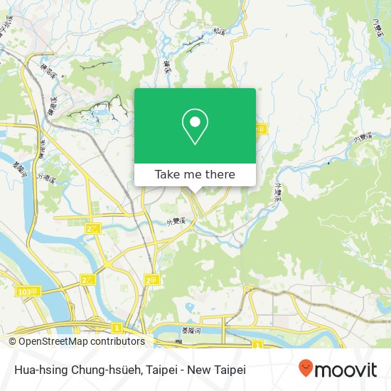 Hua-hsing Chung-hsüeh map