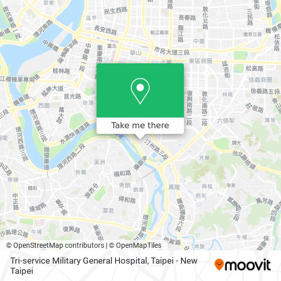 Tri-service Military General Hospital map