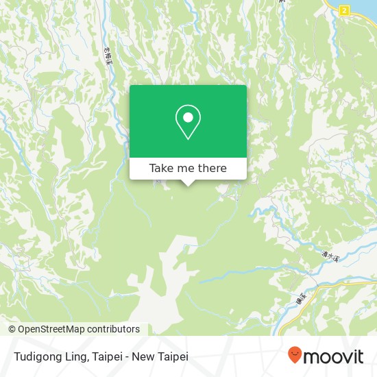 Tudigong Ling map