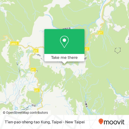 T’ien-pao-sheng-tao Kung map