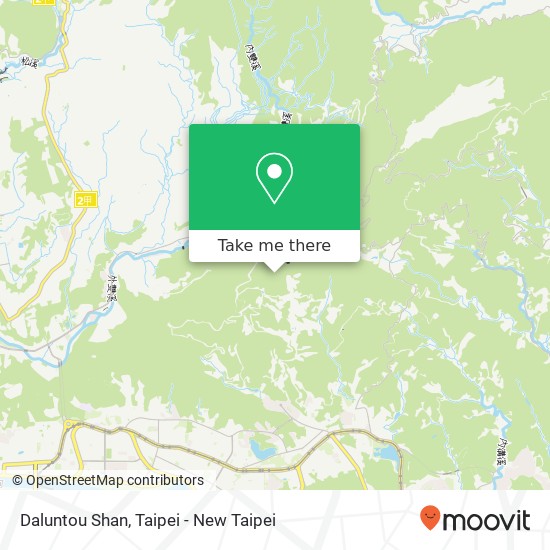 Daluntou Shan map