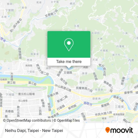 Neihu Dapi map