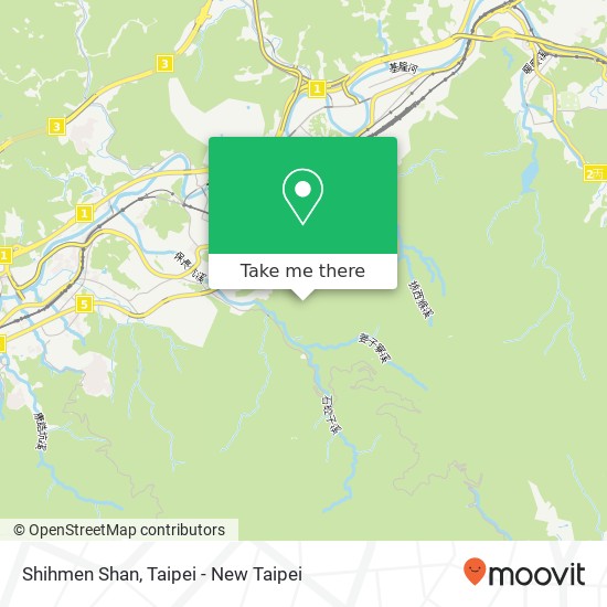 Shihmen Shan map