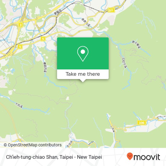 Ch’ieh-tung-chiao Shan map
