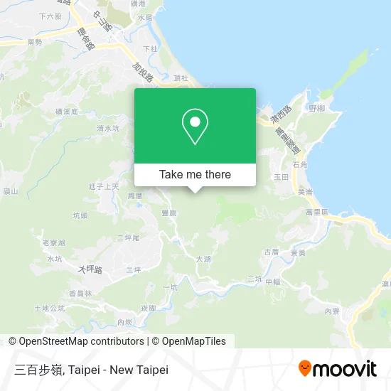 三百步嶺 map