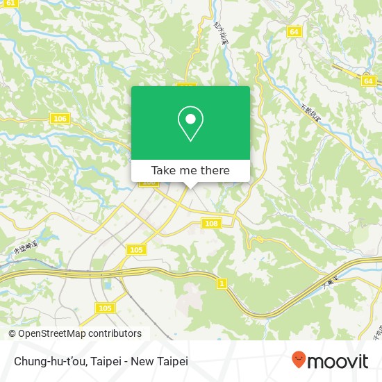 Chung-hu-t’ou map