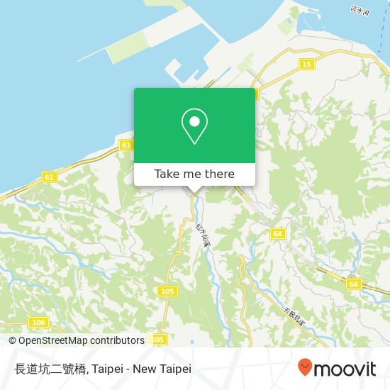 長道坑二號橋 map